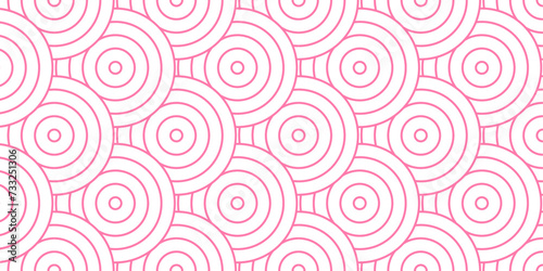  Modern diamond geometric ocean spiral pattern and abstract circle wave lines. pink seamless tile stripe geomatics overlapping create retro square line backdrop pattern background. Overlapping Patter