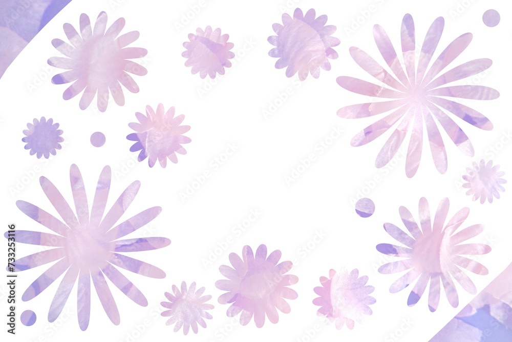 花のポストカード 花のポストカード