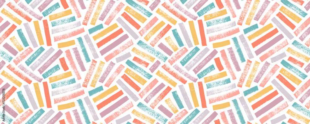 Grunge seamless pattern imitating linen or basket in pastel colors. Hand drawn weave texture with rough edges. Grunge seamless pattern imitating linen or basket in pastel colors. Hand drawn weave texture with rough edges.