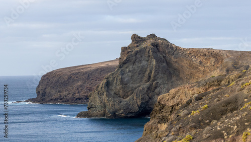 Coastline and  volcanic rock in Agaete, Puerto de las Nieves, Gran Canaria, Spain © Andreas Bergerstedt