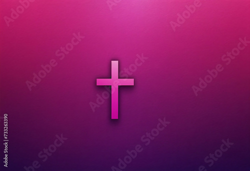 Light Purple Gradient Cross Wallpaper
