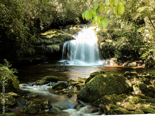 Waterfall in the forest - cachoeira photo
