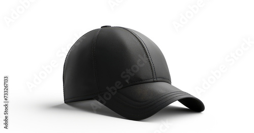 Classic Black Cap in a Minimalist Design
