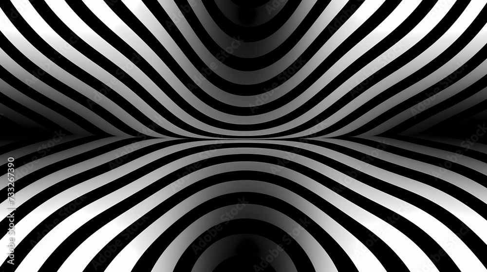 Fototapeta premium Optical illusion, optical art abstract background