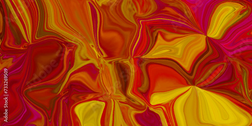 Dark red marble oil ink liquid swirl texture for do ceramic counter dark red abstract light background, red Oil or Petrol liquid flow, liquid metal close-up, wide horizontal banner. 