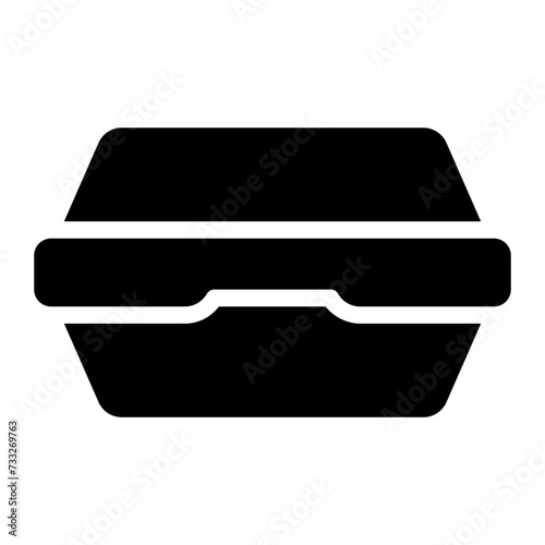 lunchbox glyph icon