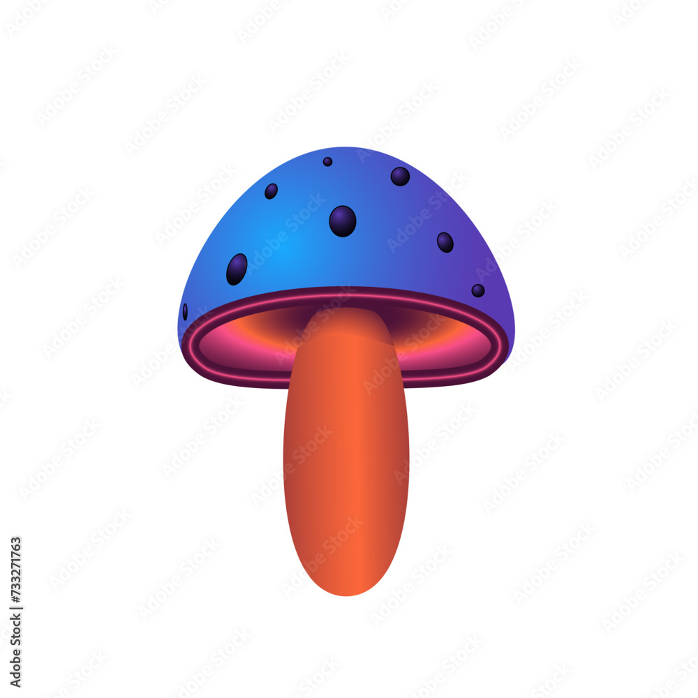 Cartoon mushrooms. Vector illustration, print for background, print on fabric, paper, wallpaper, packaging. Cartoon mushrooms. Vector illustration, print for background, print on fabric, paper, wallpaper, packaging.
