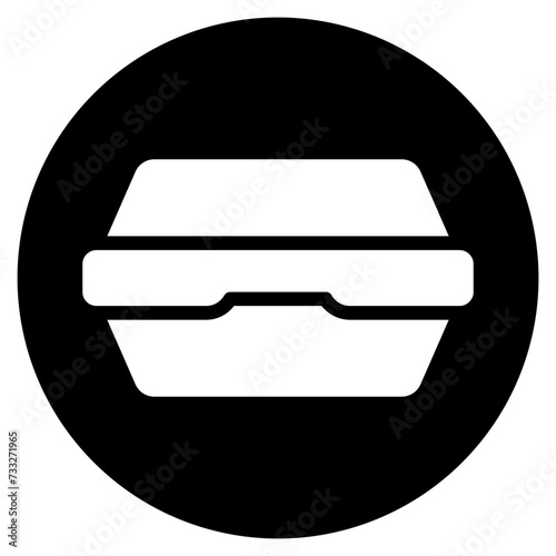 lunchbox glyph icon