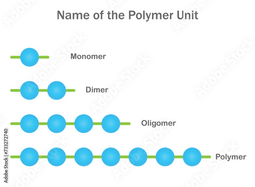 Polymer units like monomers, dimers, and oligomers are building blocks forming larger polymer chains with distinct properties.