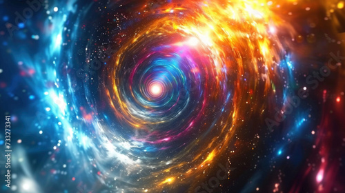 Space-time warp, nano-size energy vortex, concept of futuristic science