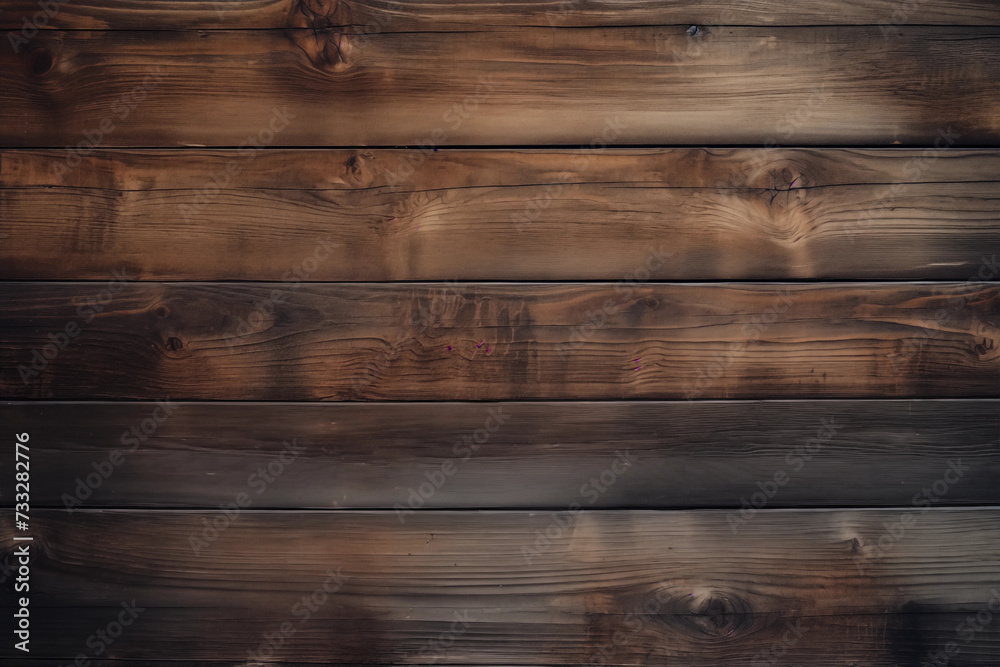 Naklejka premium Dark wooden planks background