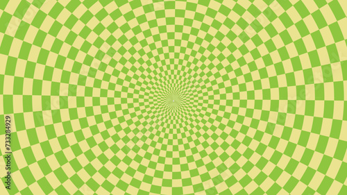 Hole groovy checkered seamless patterns, vintage aesthetic backgrounds, psychedelic checkerboard texture. Funky hippie fashion textile print, retro background with distorted grid tile vector pattern