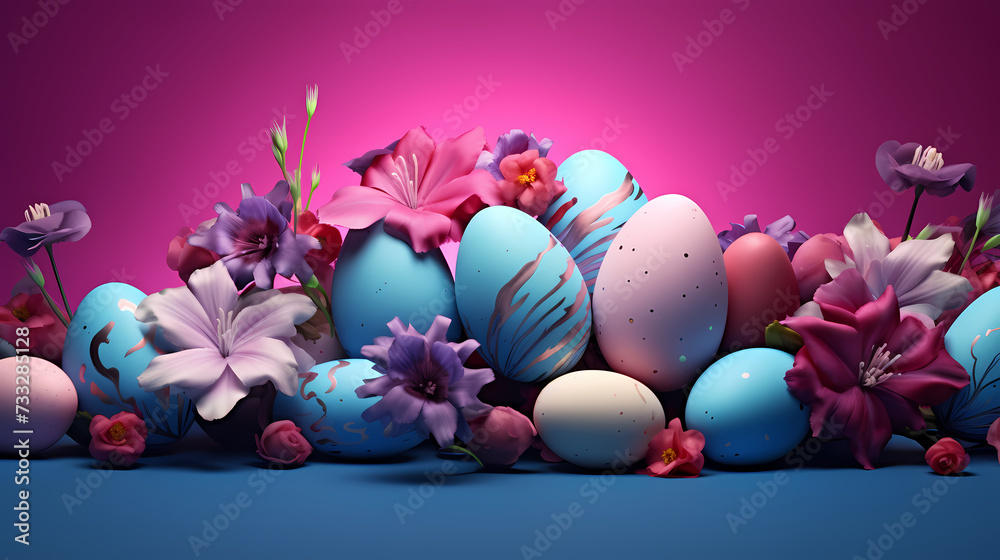 Easter background, background with copy space Easter background, background with copy space