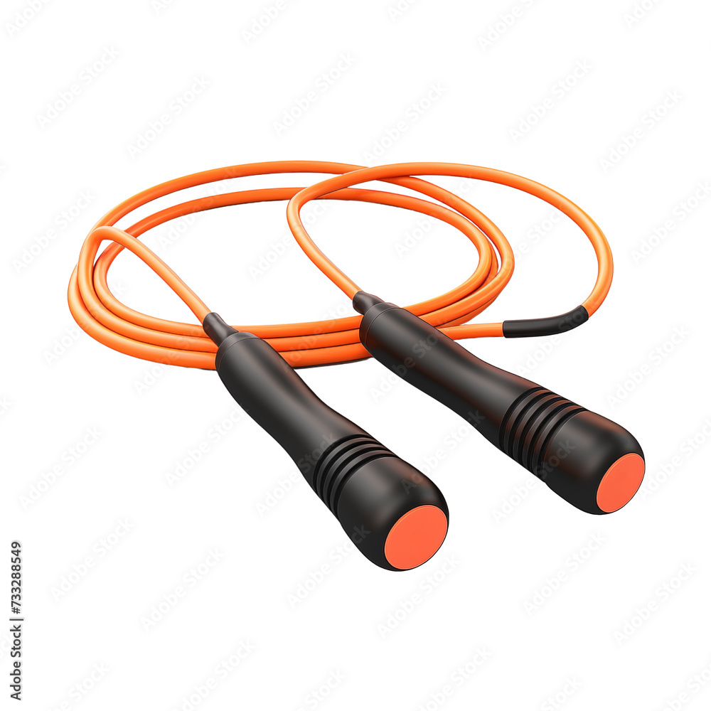 Skipping rope or jump rope isolated on transparent background, png Skipping rope or jump rope isolated on transparent background, png