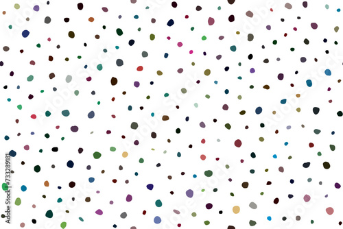 Pink Modern Christmas Frame. Abstract Eps Dot Concept. Color Pattern Baby Circle. Small Party Polka Background. Abstract Holiday Drop. Random Spot Birthday. Seamless Vector Dot. White Polka Dot.