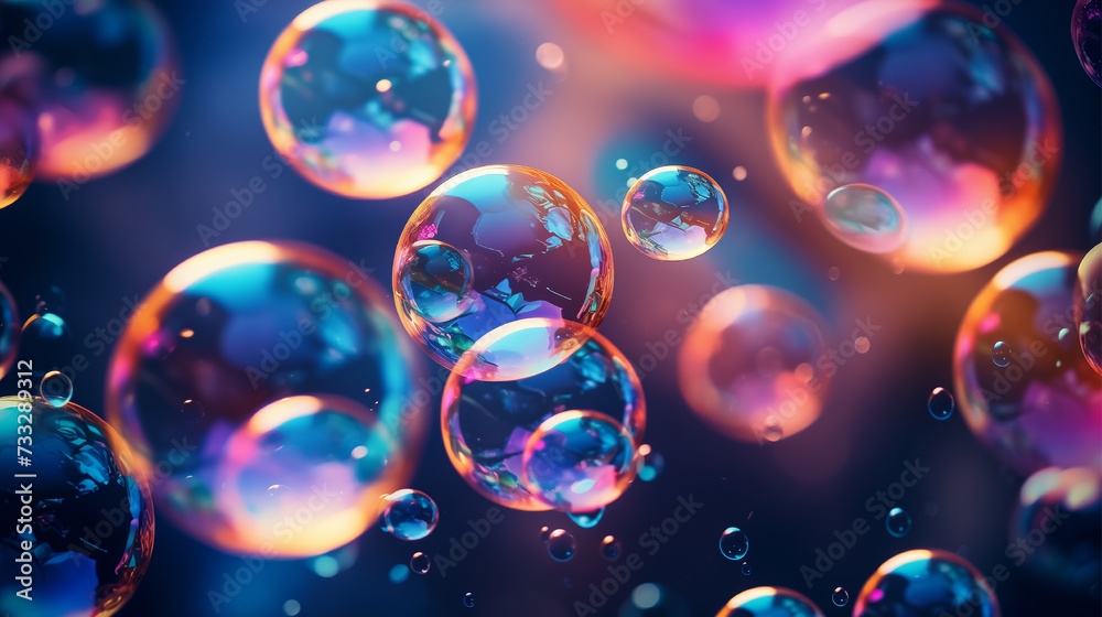 custom made wallpaper toronto digitalDreamy surrealist bubbles on a colorful background, perfect for wallpaper and free download.