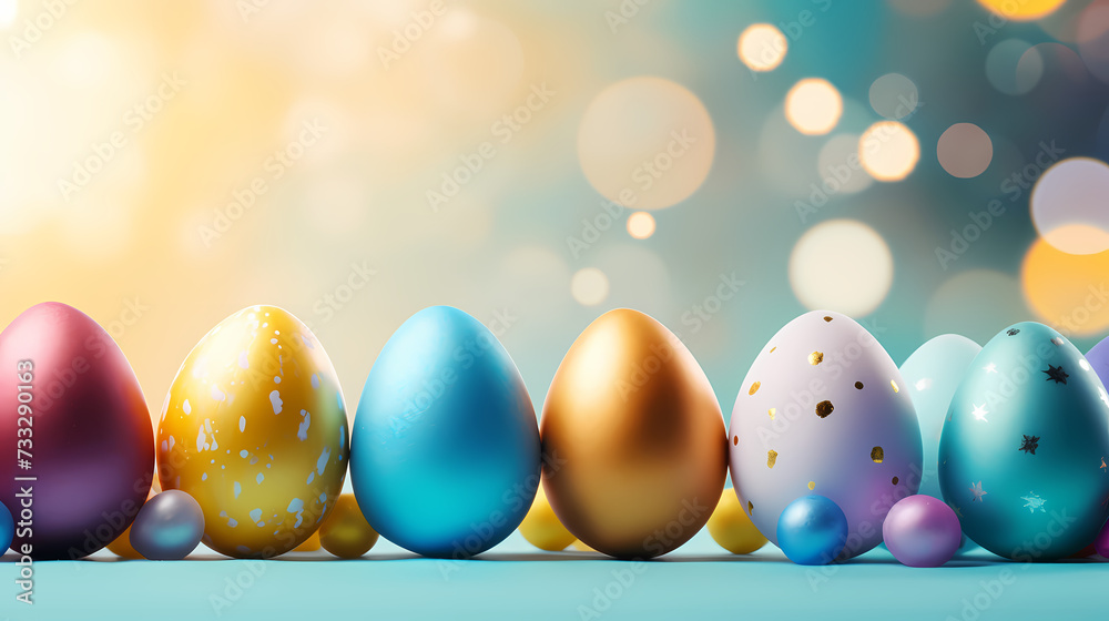 Easter banner with copy space Easter banner with copy space