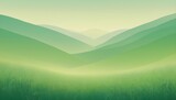 Soft Green Meadow with Bokeh Lights Background