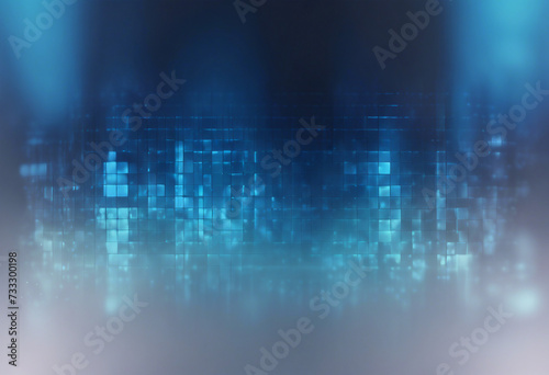 Abstract blue gradient Blue background Futuristic technology background