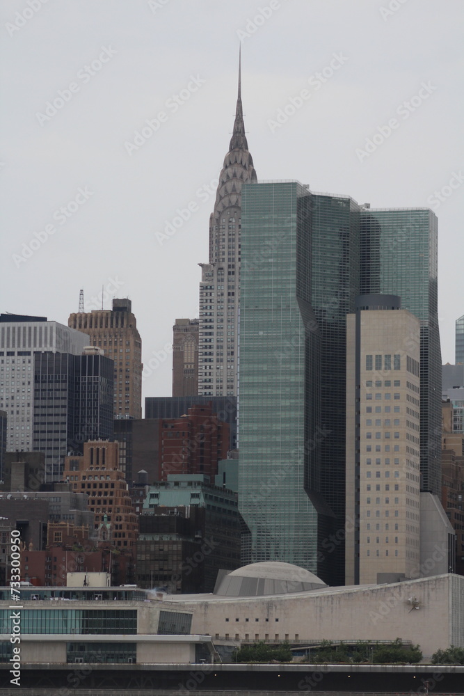 city skyline  at new york city