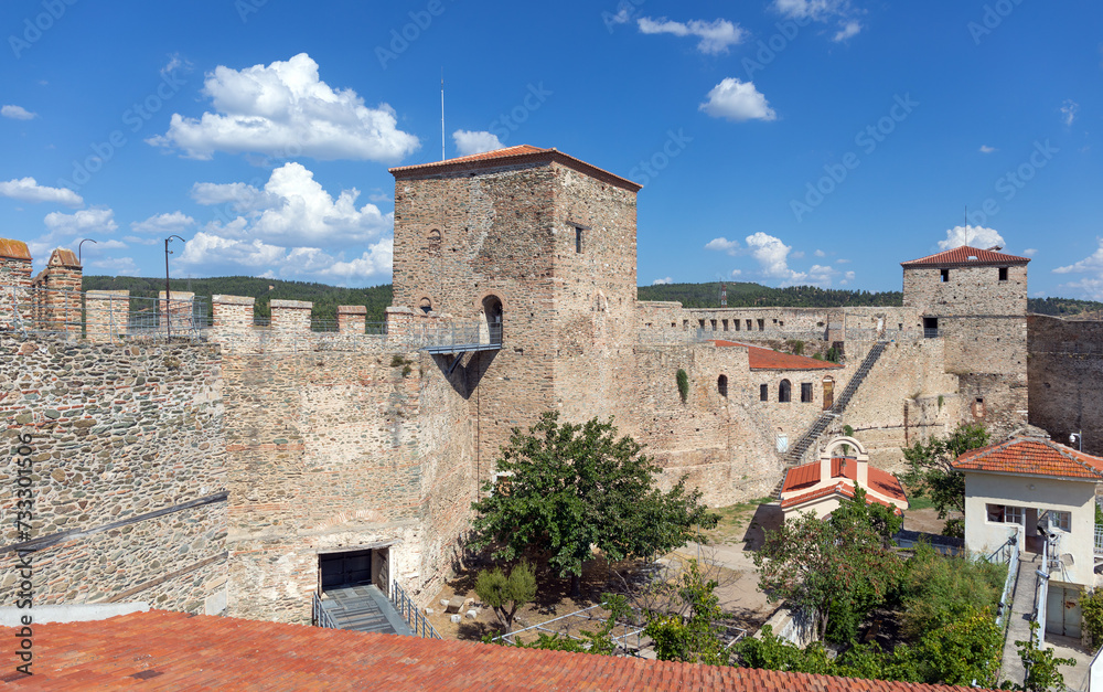 The Heptapyrgio fortress (also called Yedi Kule) in Thessaloniki, Macedonia, Greece