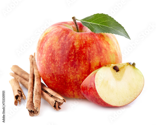 Apple with cinnamon