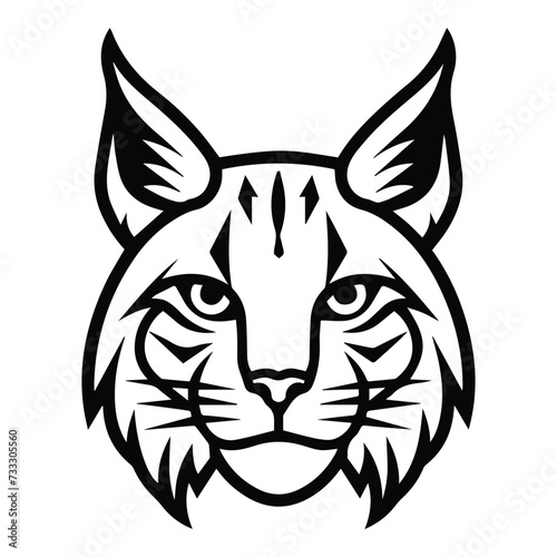 Bobcat Flat Icon Isolated On White Background