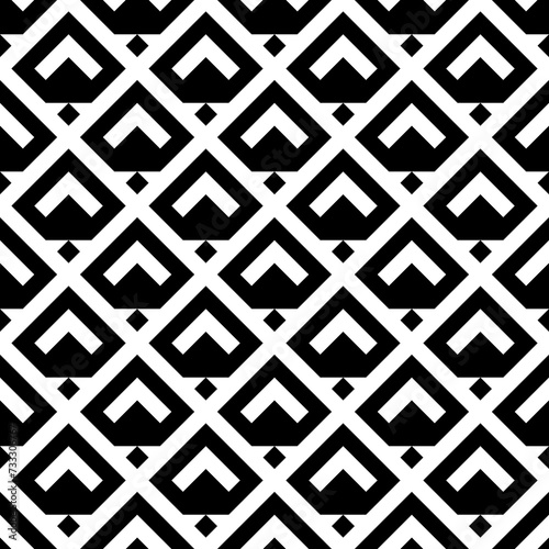 Seamless pattern. Rhombuses, chevrons, figures ornament. Diamonds, curves, shapes wallpaper. Ethnic motif. Forms, squares background. Geometric backdrop. Textile print, web design, abstract. Vector.