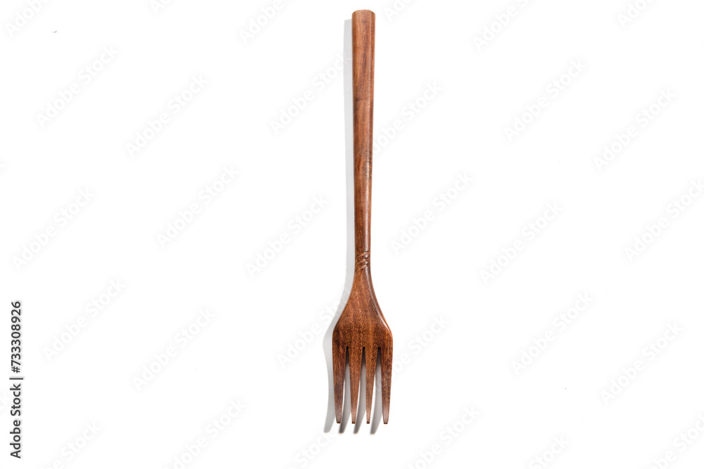 cutlery made of wood in white background cutlery made of wood in white background
