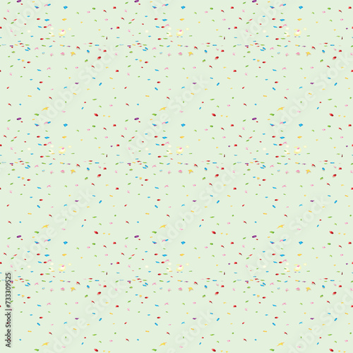 Confetti Seamless Vector Pattern Design