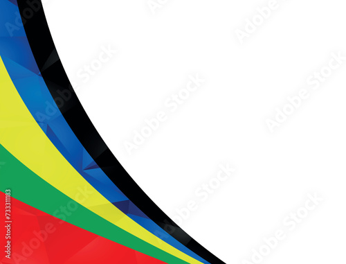 Olympic background. Abstract multicolored background. Vector graphics for design.
