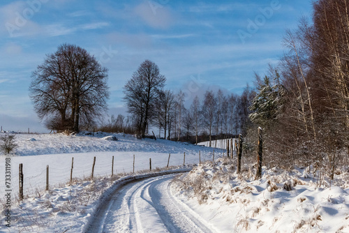 road in winter