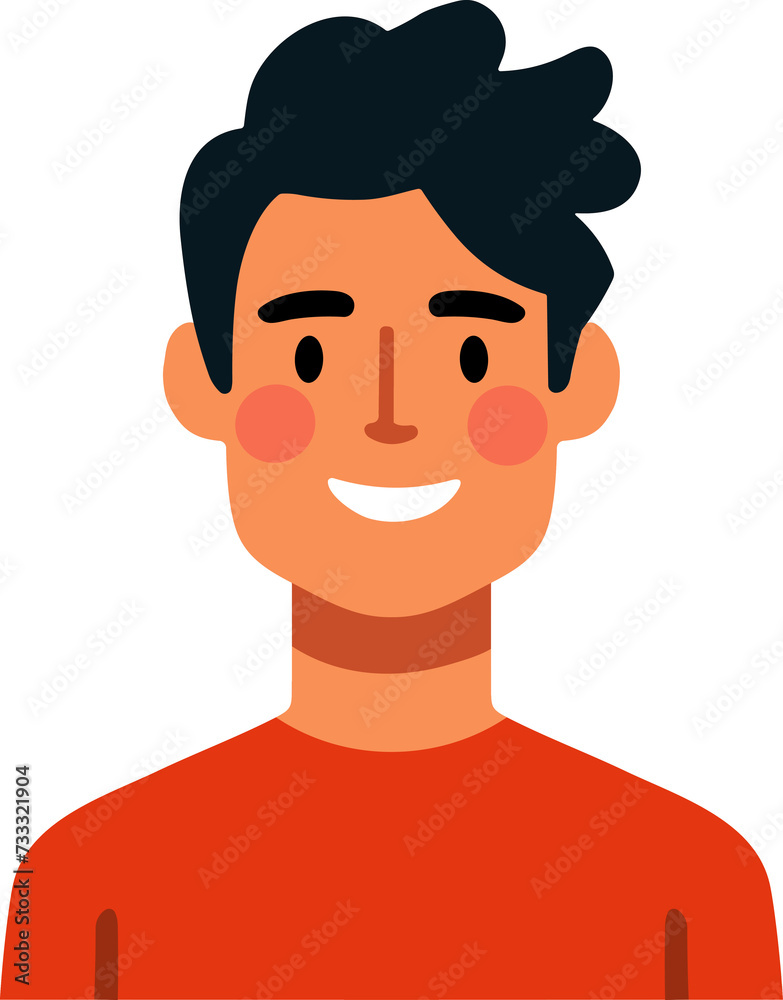 People avatar, man icon. People avatar, man icon.