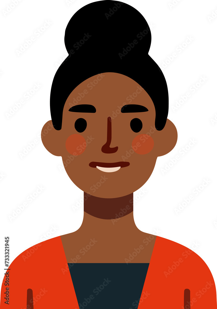 People avatar, woman icon. People avatar, woman icon.