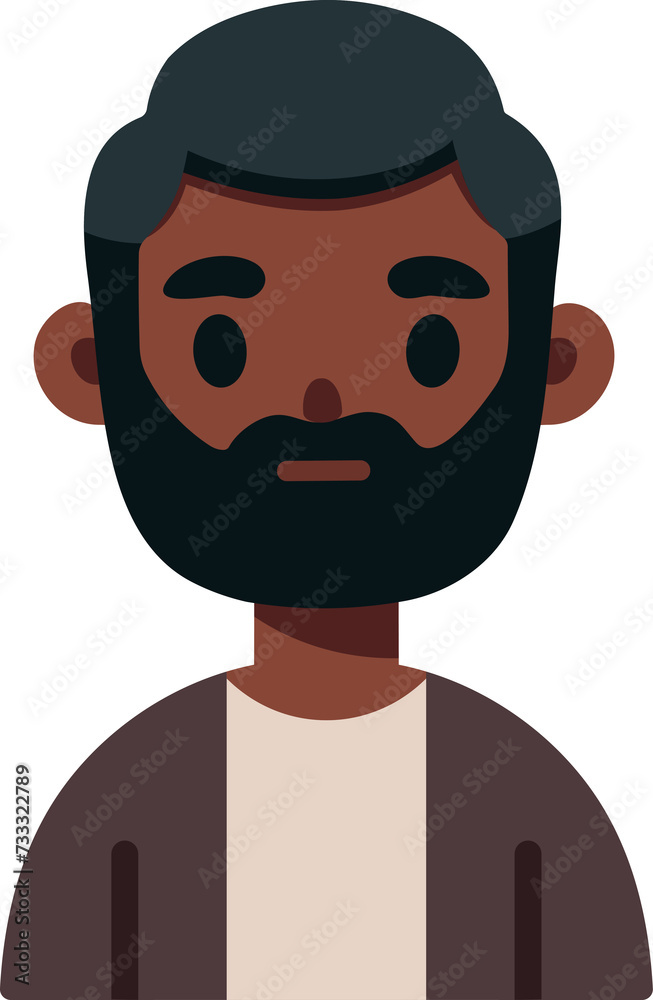 People avatar, man icon. People avatar, man icon.