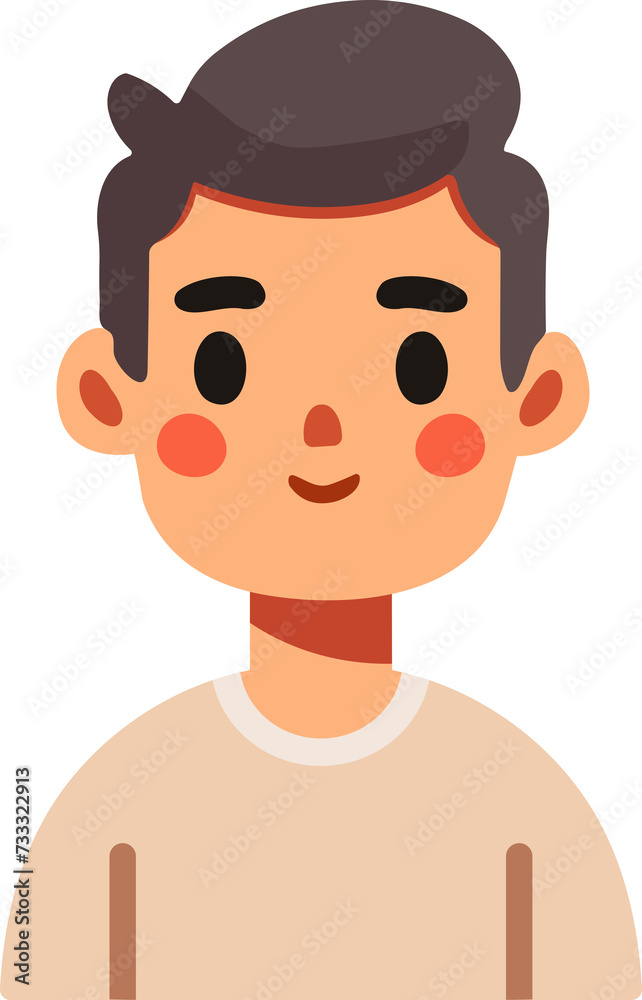 People avatar, man icon. People avatar, man icon.