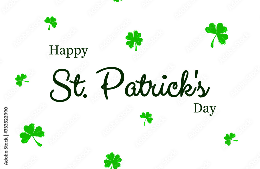banner st patrick day on a dark background, St. Patrick's Day banner st patrick day on a dark background, St. Patrick's Day
