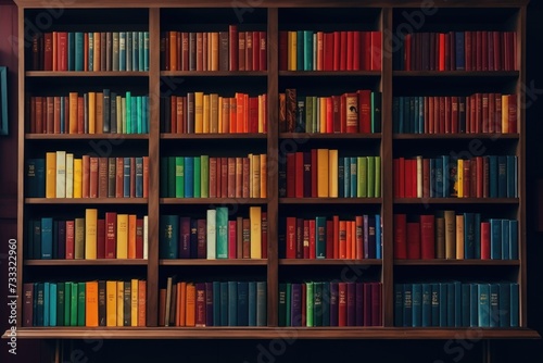 books in a library