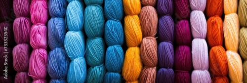 abstract colorful acrylic yarn background