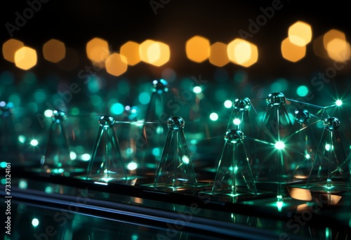 Emerald Nexus: Luminous Network Connections