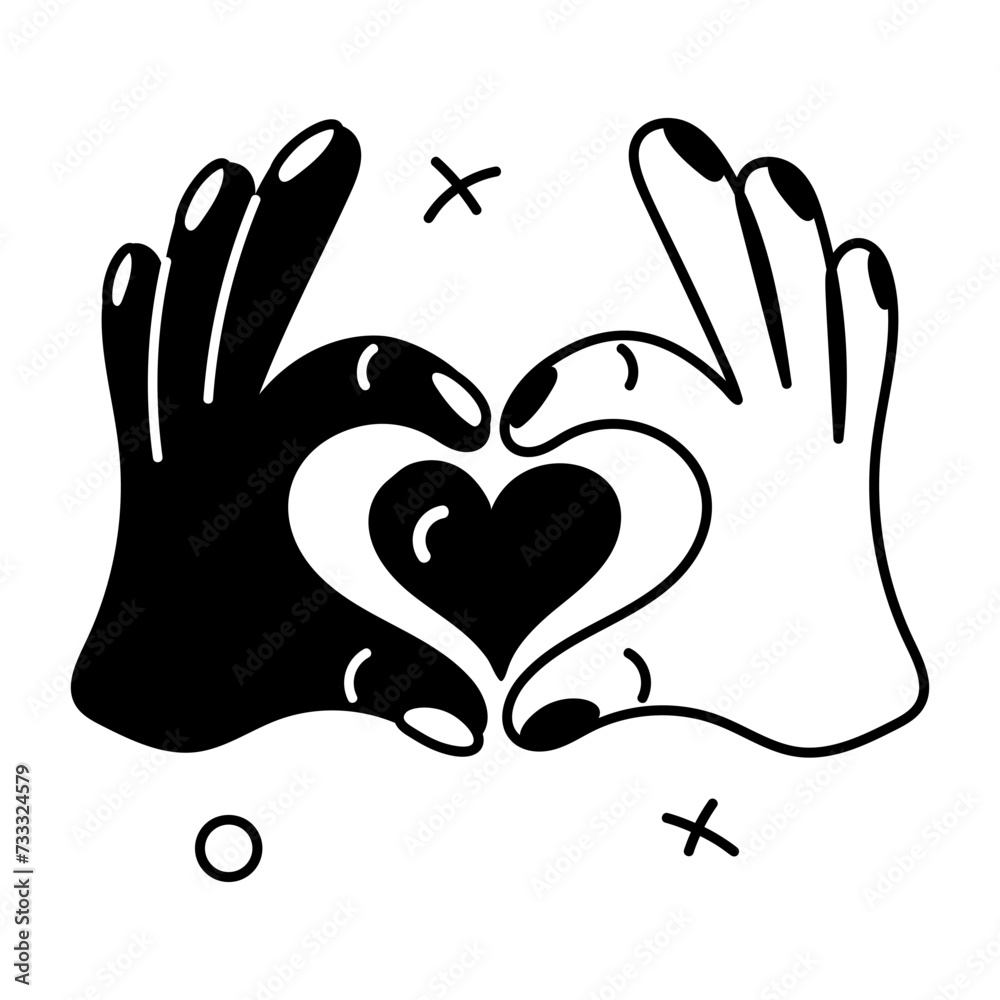 Obraz premium Love Gesture 