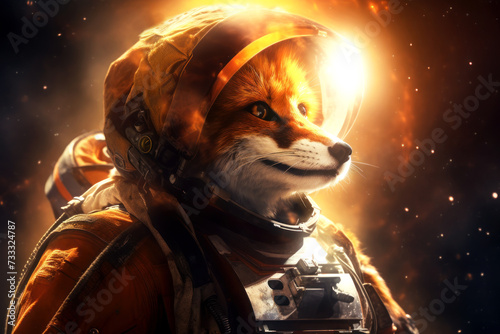 osmic fox astronaut photo