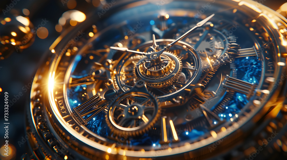 The mechanical time watch