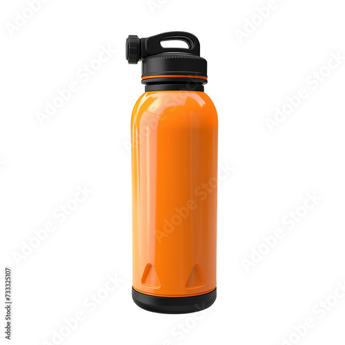 Gym water bottle isolated on transparent background, png