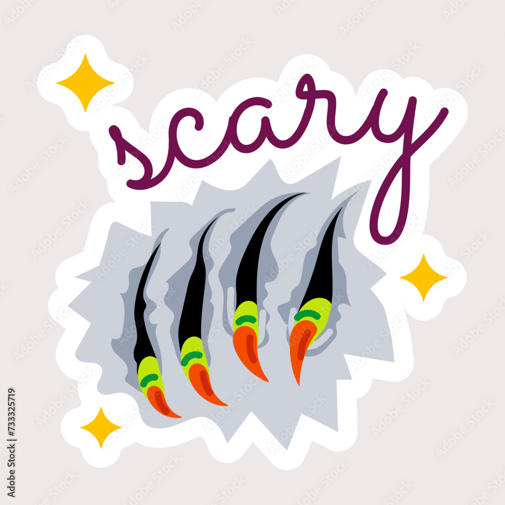 Obraz premium Scary Nails
