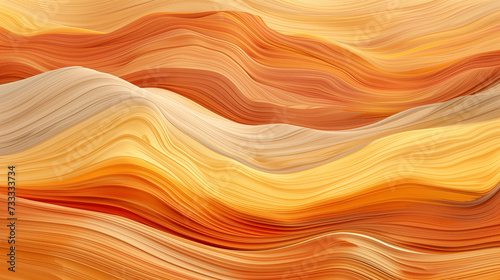 Natural Beauty of Wavy Sandstone Patterns in Earth Tones, a Tribute to Geologic Time