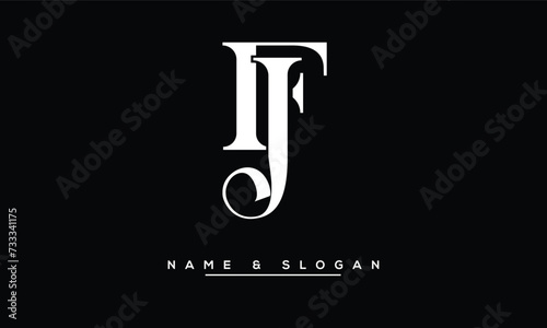 FJ,  JF,  F,  J   Abstract  Letters  Logo  Monogram