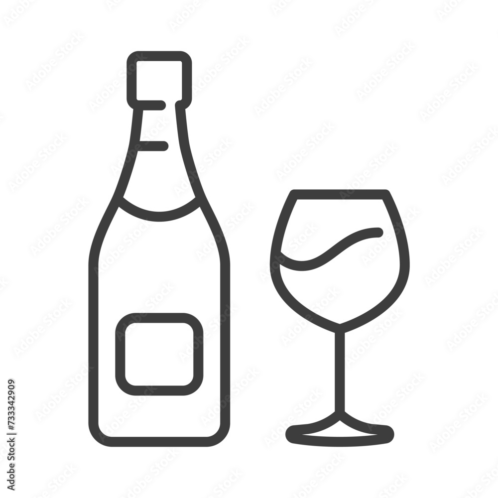 champagne icon design vector template champagne icon design vector template