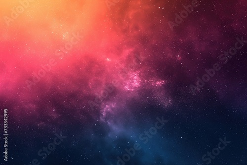 Background celestial spectacle of stars and clouds in a colorful and otherworldly space.