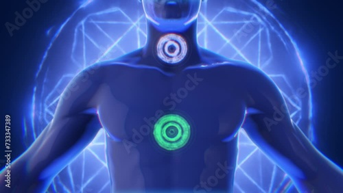 Human Chakra Points photo